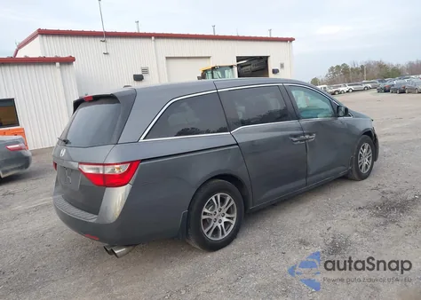 2012 Honda Odyssey Ex-L из США, поврежденный, VIN 5FNRL5H62CB061537